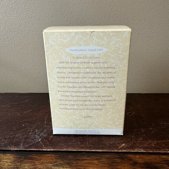 Hallmark 1997 Farmer's Market‎ Tender Touches keepsake ornament spring easter - Picture 2 of 4